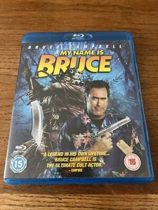 My Name Is Bruce Blu-Ray Bruce Campbell Boxed Region B PAL - Imagen 1 de 3