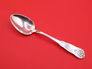 Hardanger Table Soup Spoon 830 Silver Norway Magnus Aase Arts & Crafts 7 1/4" - Picture 1 of 9