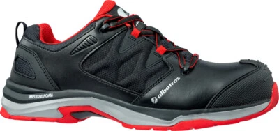 albatros robuster Sicherheitsschuh ULTRATRAIL BLACK LOW S3 schwarz/rot 36 -47