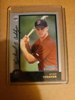 Bowman Chrome ROOKIE CARD 1998 Mike Cudder . TRACKING ON SHIPMENT  - Image 1 of 2