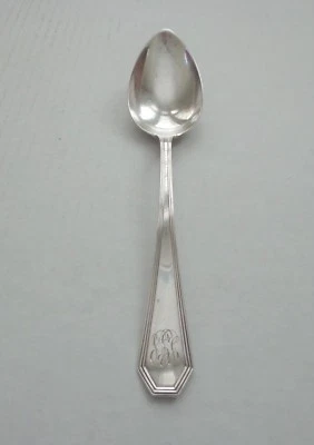 Dominick & Haff QUEEN ANN PLAIN Sterling Silver Serving Spoon, 60 grams - Image 1 of 4