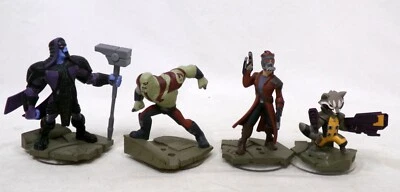 Disney Infinity Marvel Guardianes de la Galaxia Lote Star-Lord Rocket Drax Ronan Foto 1 de 2