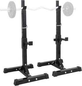 Adjustable Squat Barbell Rack Stand, Bench Press Rack for Home Gym Strength Trai - Picture 1 of 9