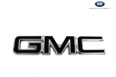 GMC Sierra 2015-2018 negro emblema trasero GMC negro/cromo genuino OEM GM  Foto 1 de 4