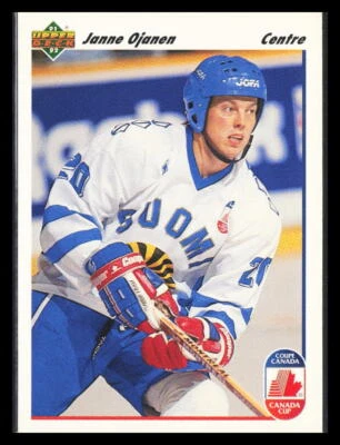 1991-92 Upper Deck French Janne Ojanen #25b - Image 1 of 2