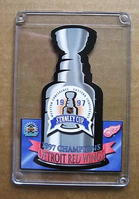 底特律红翼 1997 年斯坦利杯纪念卡! — 第 1/2 张图片
