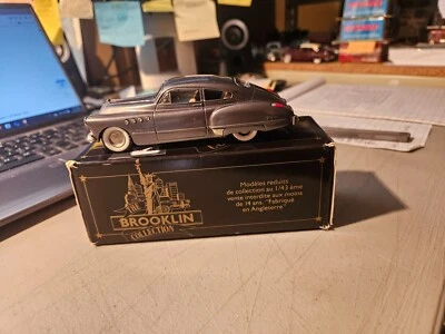 BROOKLIN МОДЕЛИ BRK 10 1:43 1949 BUICK ROADMASTER СЕДАН СЕРЕБРО В НЕПРАВИЛЬНОЙ КОРОБКЕ - Изображение 1 из 4