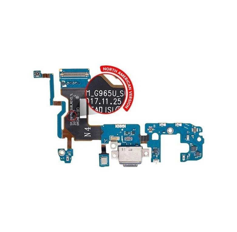 Puerto de carga con cable flexible de repuesto para Samsung Galaxy S9 Plus G965U EE. UU. Foto 1 de 3