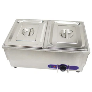 110V Commercial Stainless steel Hot Dog Steamer & Bun Warmer 1.5KW Countertop - Picture 1 of 22
