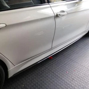 2 Side Skirt Sill Extension Lower Side Lip Splitter Fits BMW F30 3 Series 201218 - Picture 1 of 10