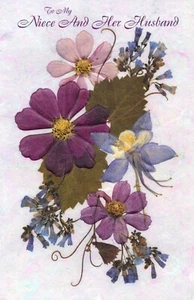 Sweet HAPPY ANNIVERSARY Card FOR NIECE AND HER HUSBAND by Popular Greetings +✉