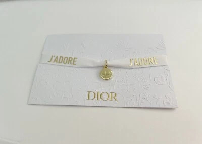 Dior J'adore Charm Bracelet Pendant Bag Dior Beauty Charm Ribbon Novelty - Image 1 of 4