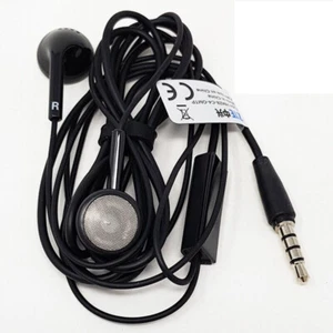 Genuine ZTE HMZ8-C4-0MTP - Headphones Handsfree - Black - New - Picture 1 of 2