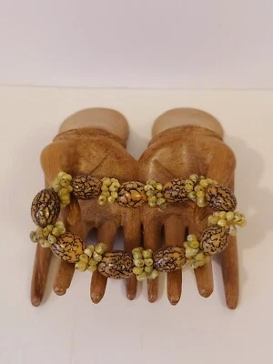Betel Nut Bead And Tiny Shells Bracelet - Image 1 of 4