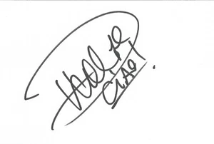 INTER MILAN, ITALIA Y LOBOS: WALTER ZENGA FIRMADA 6x4 TARJETA BLANCA + CERTIFICADO DE AUTENTICIDAD - Imagen 1 de 1