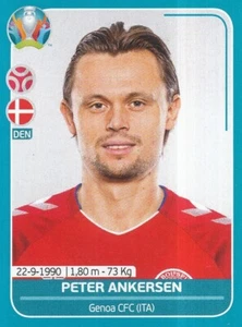 DEN15 PETER ANKERSEN # DENMARK DANMARK STICKER PANINI UEFA EURO 2020 - Picture 1 of 2