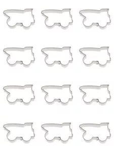 1 Dozen (12 pieces) Dump Truck Cookie Cutter 3.75 In Metal Party Favors USA - Picture 1 of 3