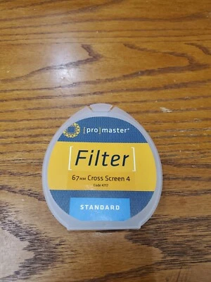 Promaster Spectrum 7 67mm Cross Screen 4PT Filter 11182 - Image 1 of 4