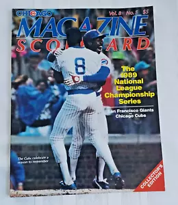 Chicago Cubs 1989 National League Championship Series Scorecard Magazine Vol 8 - Picture 1 of 3