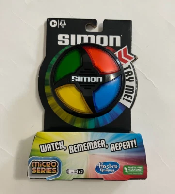 Simon Micro Series Game Hasbro B0640 New Kids Toys learning fun summer education - Image 1 of 4