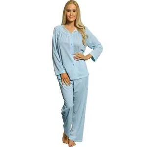 Women's Shadowline 76283 Petals Long Sleeve Pajama Set Size 38 - Picture 1 of 2