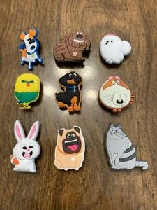 The Secret Life of Pets 9 pcs Shoe Charms Bracelet Charms  - Picture 1 of 2