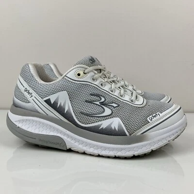 Zapatos deportivos para caminar Gravity Defyer Mighty Walk blancos plateados talla 10,0 para mujer Foto 1 de 4