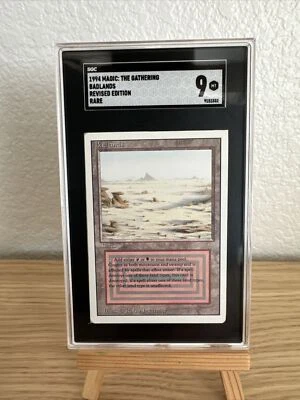 ***  Badlands SGC  9 *** MTG - Revised - 1994 Duel Land - Vintage Magic - Image 1 of 2