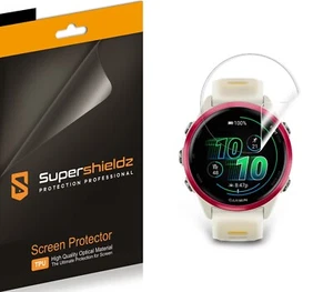 3X Supershieldz Protecteur d'écran Transparent pour Garmin Forerunner 570 (42mm) (TPU) - Photo 1 sur 2