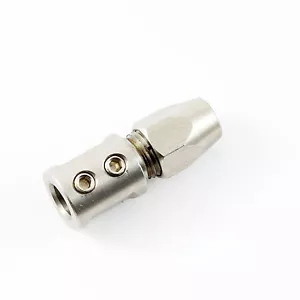 Stahl Flex Spannkupplung für 6 mm Motorwelle und 4,76 mm (3/16 Zoll) Flexkabel - Bild 1 von 2