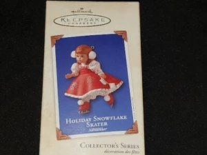 2003 Hallmark Andenken Baumschmuck "Holiday Snowflake Skater" Madame Alexander - Bild 1 von 3