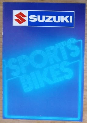 Suzuki Sports Bikes 1982 Range U.K Sales Brochure, Leaflet, Literature, Pamphlet - Image 1 of 4