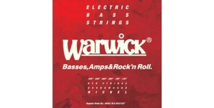 Cuerdas de bajo de acero niquelado Warwick 46401 etiqueta roja; juego de 6 cuerdas 25-135 - Imagen 1 de 1