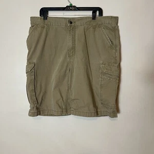 Carhartt Force Pockets Cargo Cotten Shorts Mens Size 40 Beige GUC! - Picture 1 of 11