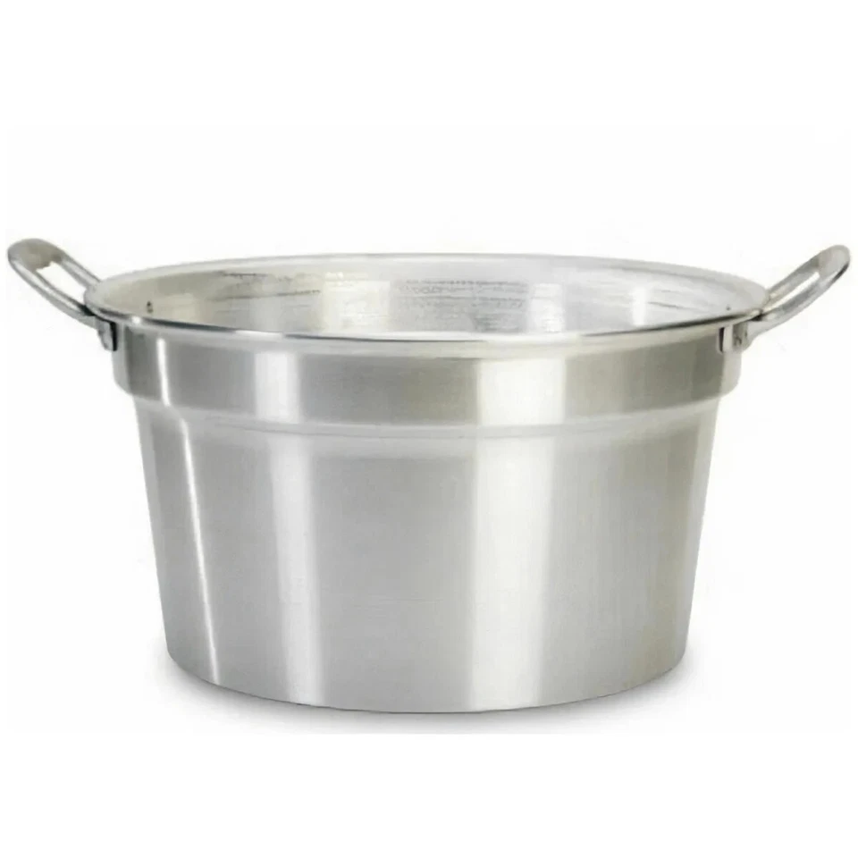 Pentola in alluminio a Caldaia per Bollitura con Manici Sterilizzazione Conserve - Immagine 1 di 3