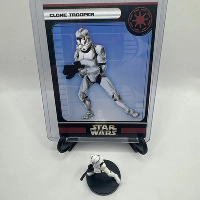 Star Wars Miniatures WOTC Clone Trooper 1/60 With Card - Image 1 of 2