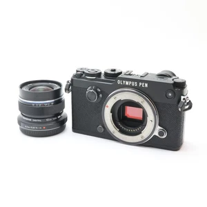 OLYMPUS PEN-F 12mm F/2 Lens Kit Black Shutter Count 8847 - Picture 1 of 12