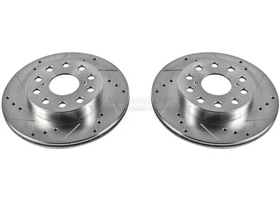 Par de rotores perforados y ranurados PowerStop para Toyota MR2 Rear Evolution 91-95 Foto 1 de 4