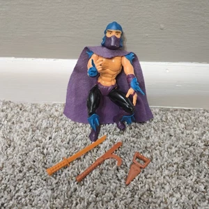 Vintage Ninja Turtles TMNT Soft Head SHREDDER Near Complete Playmates 1988 - Picture 1 of 8