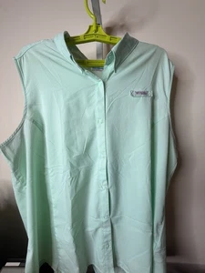 Columbia Damen 3XL Druckknopf Tank Top Angeln Outdoor Neuwertig - Bild 1 von 4