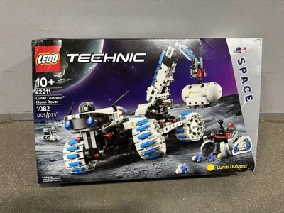 LEGO Technic Lunar Outpost Moon Rover - 42211  (1082 Pieces) - New, Damaged Box - Image 1 of 3