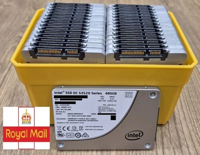 Intel 480GB MLC SSD DC S3520 2.5" SATA 6Gb/s SSDSC2BB480G7 Solid State Drive - Image 1 of 4