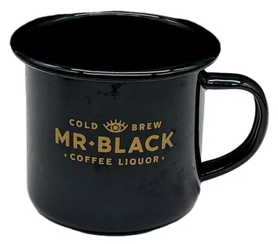 Wake Up with MR BLACK Cold Brew Café Licor Esmalte Taza Metal 8oz - Australia Foto 1 de 4