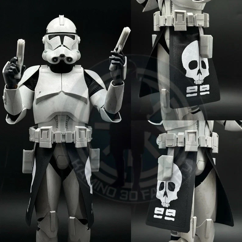 Conjunto Star Wars 1/6 personalizado 99 Kama para boneco Clone Trooper 12 polegadas - Imagem 1 de 1