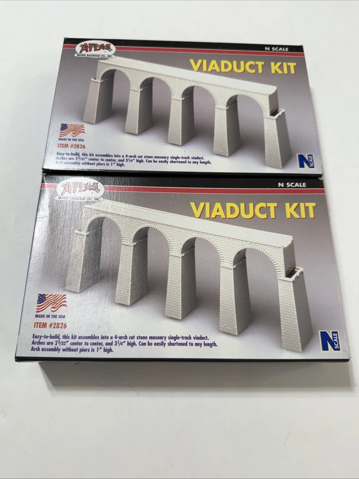 2 Atlas 2826 Viaduct Kit N Scale