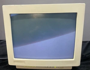 Envision 1556 13.5" Color VGA CRT Computer Monitor Retro Gaming Working NO STAND - Picture 1 of 9