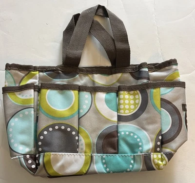 Thirty-One Organizador Verde Marrón Gris 5 Bolsillos y Compartimento Principal Foto 1 de 3