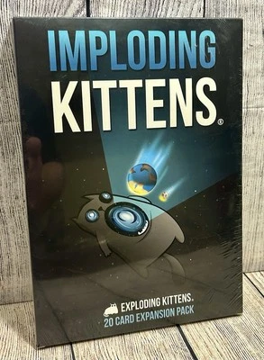 Imploding Kittens Card Game 20 Card Expansion Pack Exploding New - Image 1 of 4