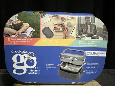 Lancheira elétrica Crockpot Go - Cinza - 3,5 xícaras - Nova - Imagem 1 de 4