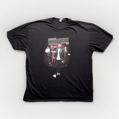 The Kevin Hart Irresponsible Tour Shirt Mens 2XL Comedy Black Short Sleeve - Image 1 of 4